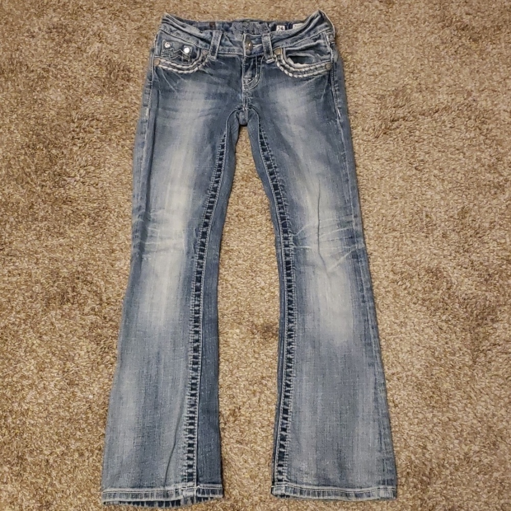 Miss Me blue jeans Boot Cut women's denim sz 24